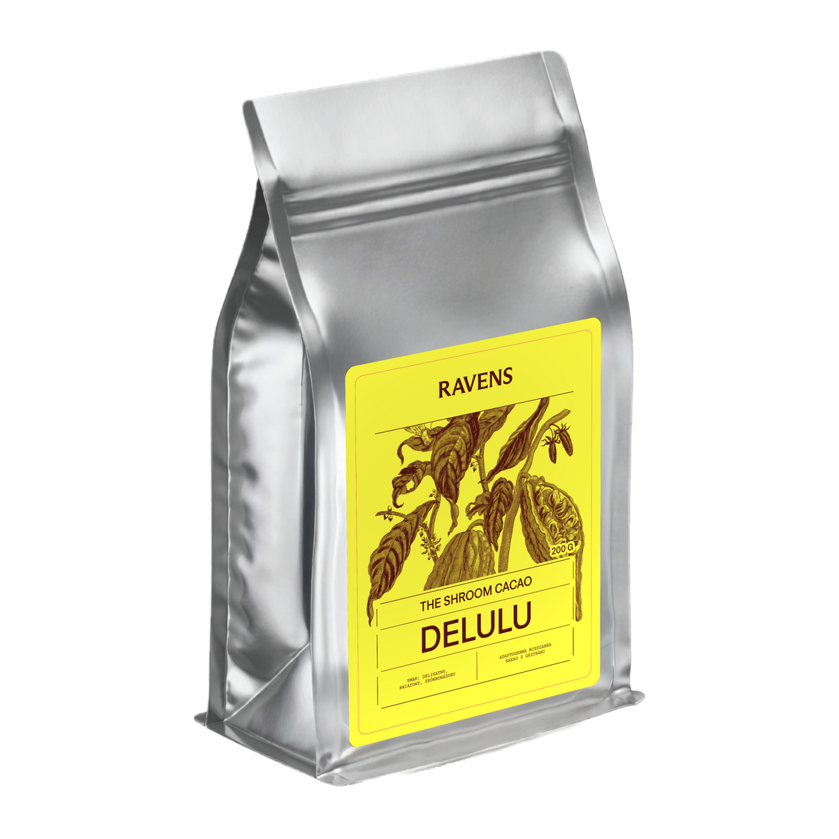 DELULU THE SHROOM CACAO ADAPTOGENNA MIESZANKA KAKAO Z GRZYBAMI