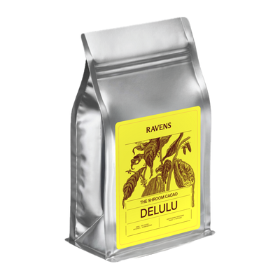 DELULU THE SHROOM CACAO ADAPTOGENNA MIESZANKA KAKAO Z GRZYBAMI